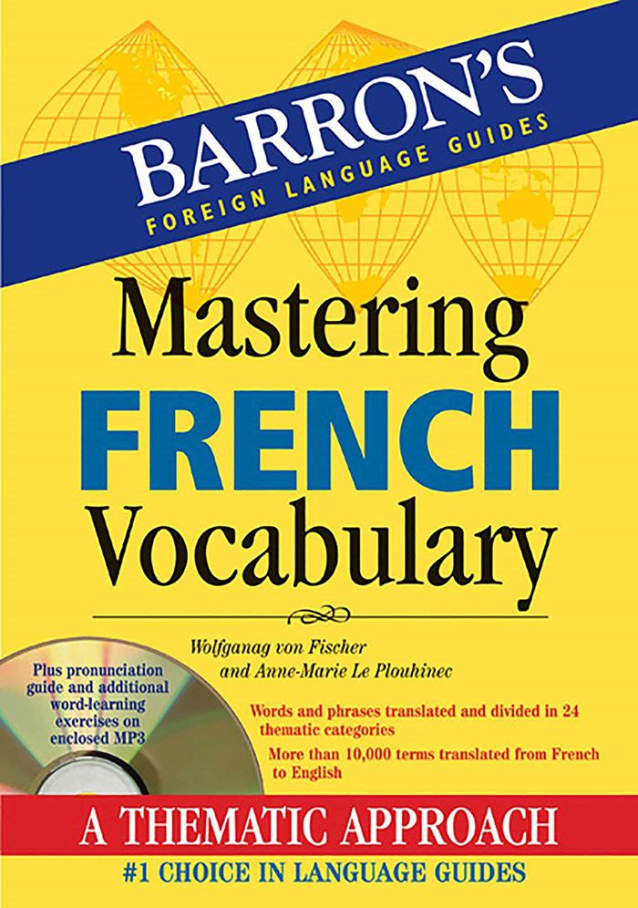کتاب ‌Barron’s Mastering French Vocabulary: A Thematic Approach