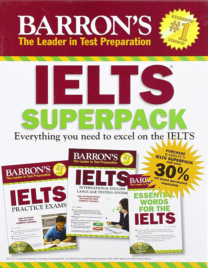 کتاب Barron’s IELTS Superpack