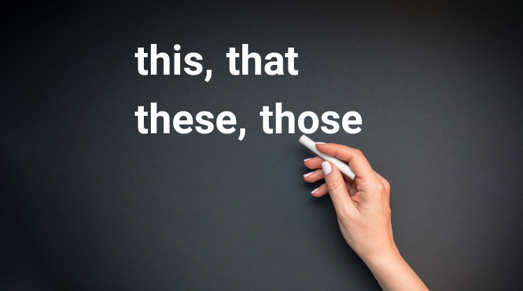 گرامر ضمایر اشاره (this، that، these و those)