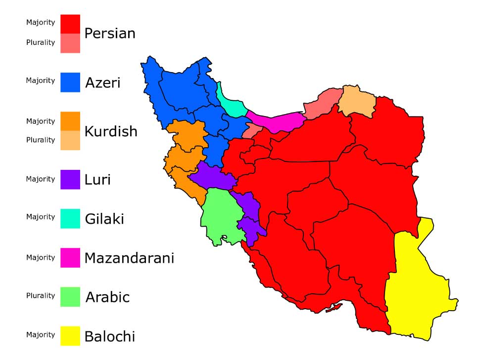 انواع گویش‌های زبان فارسی