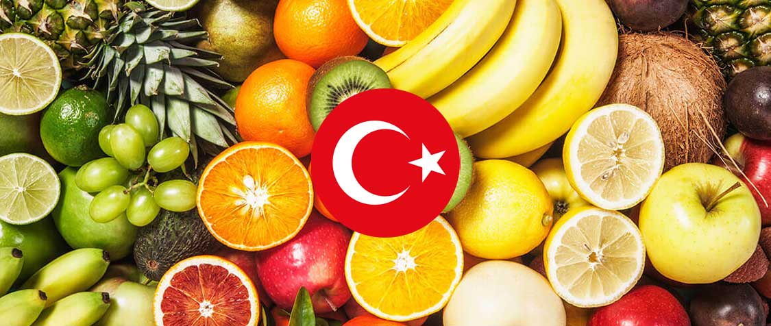 لیست میوه ها به زبان ترکی استانبولی