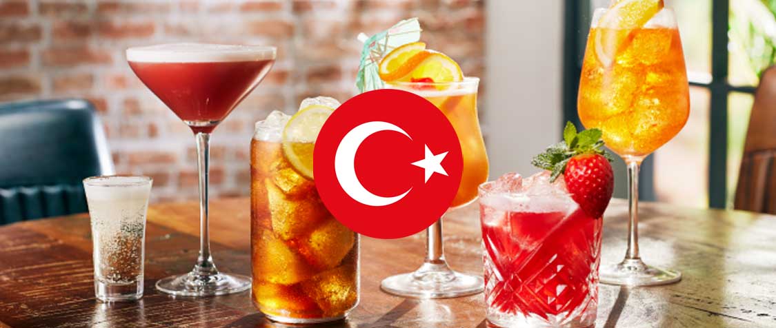لیست نوشیدنی ها به زبان ترکی استانبولی