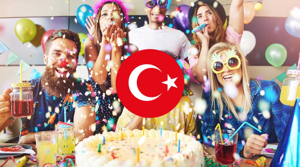تبریک تولد به زبان ترکی استانبولی با ترجمه فارسی