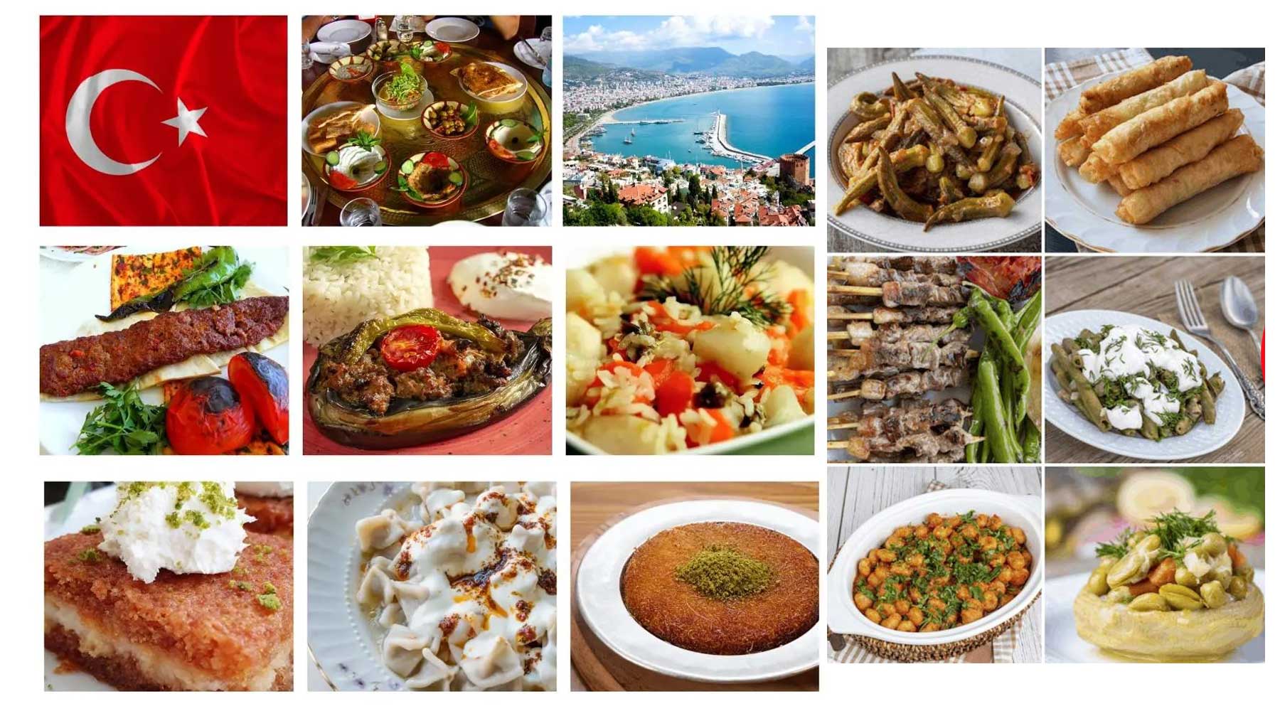 نام غذاها، نوشیدنی ها و محصولات لبنی به ترکی استانبولی