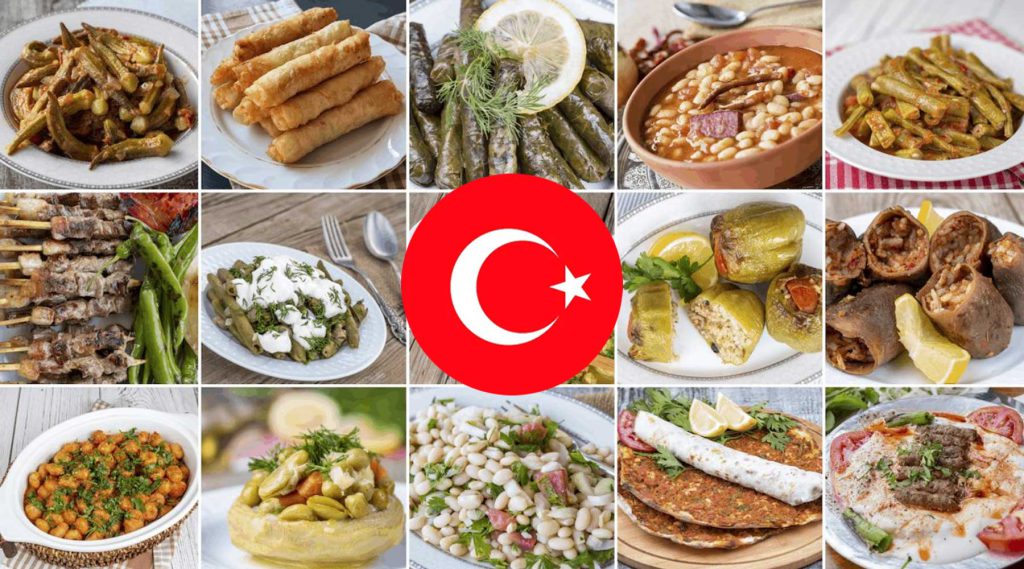 نام غذاها، نوشیدنی ها و محصولات لبنی به ترکی استانبولی