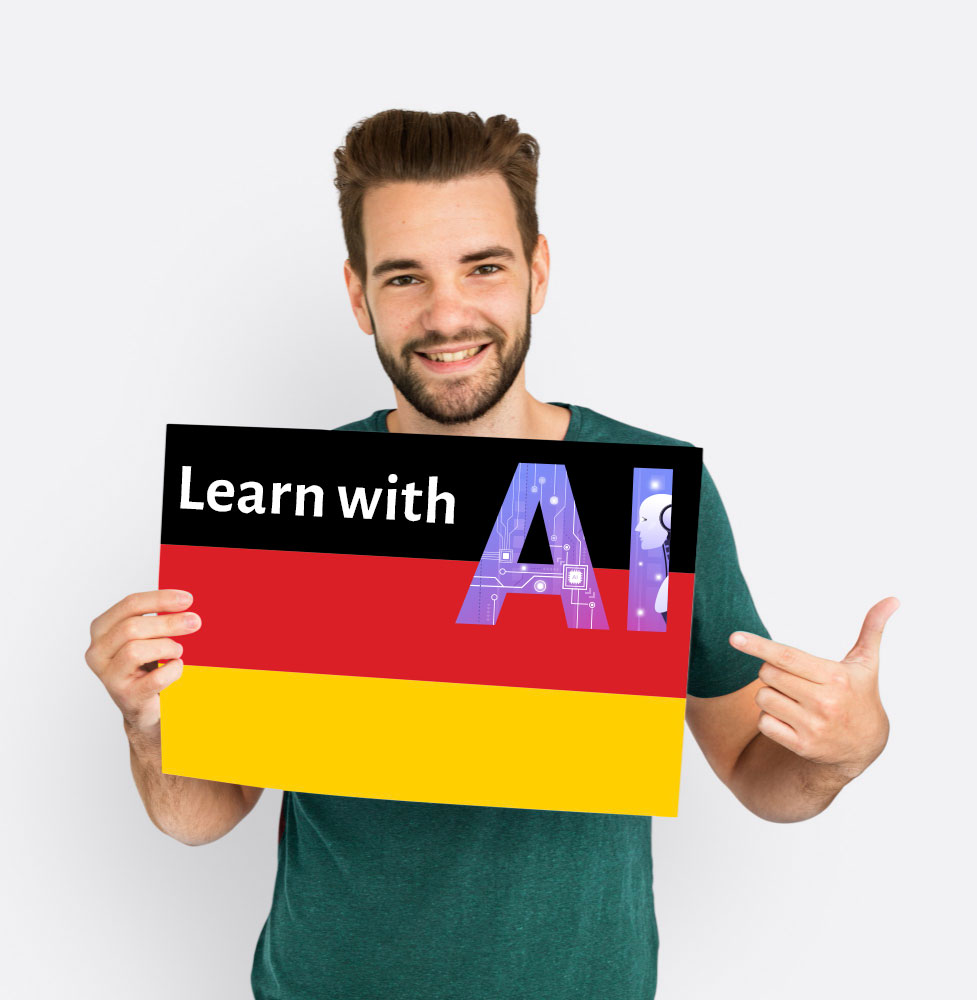 یادگیری زبان آلمانی با AI