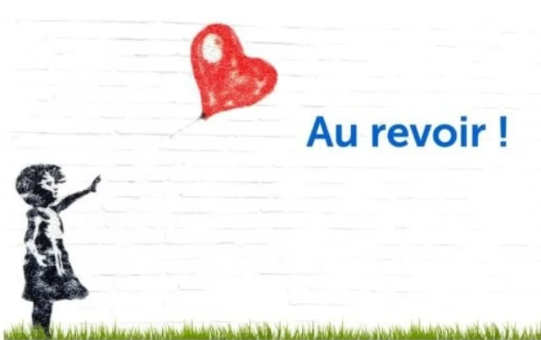 Au revoir، متداول ترین نوع خداحافظی